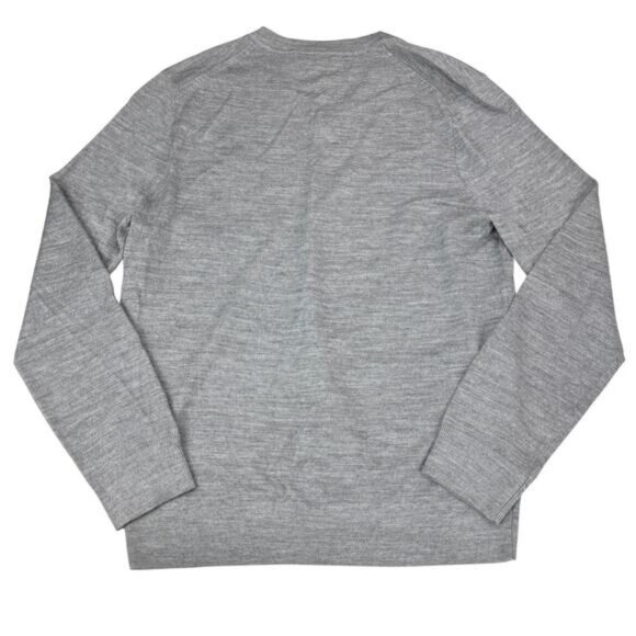 BANANA REPUBLIC Men's Merino Wool Sweater Size Medium Gray - Picture 5 of 7